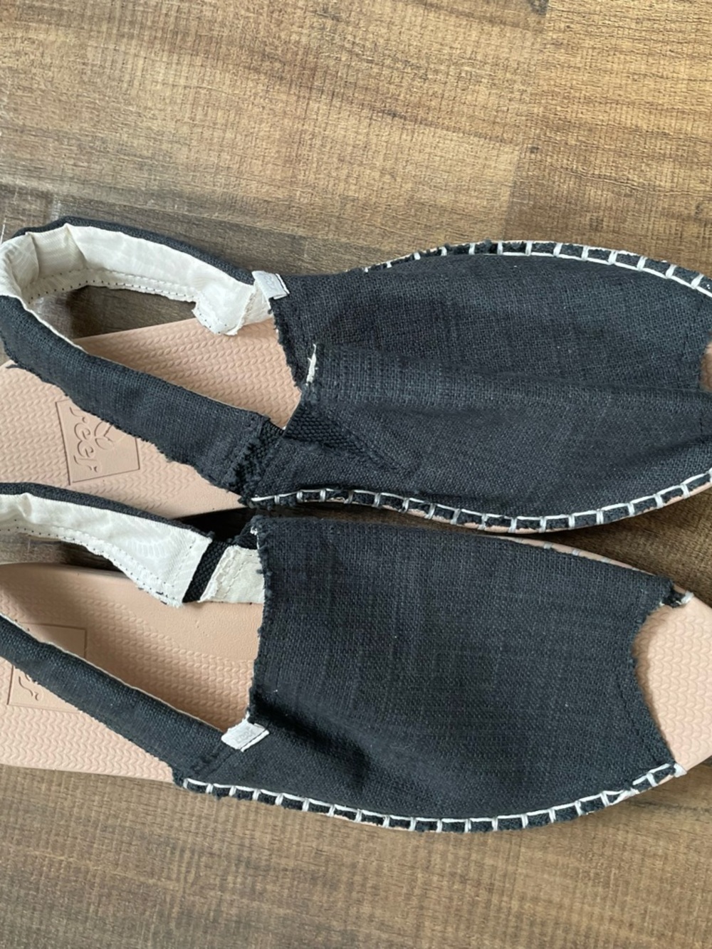 Casual Black Slingback Espadrille Slide - Women - Picture 2 of 6